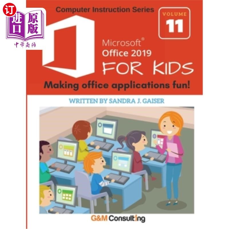 海外直订Microsoft Office 2019 for Kids Microsoft Office 2019儿童版