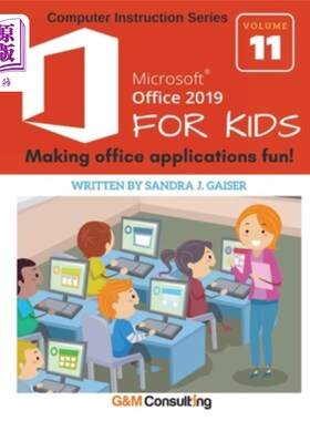 海外直订Microsoft Office 2019 for Kids Microsoft Office 2019儿童版