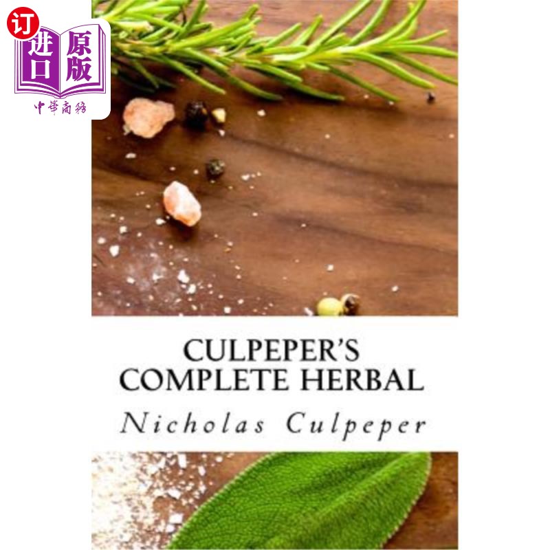 海外直订医药图书Culpeper's Complete Herbal 卡佩珀全草药