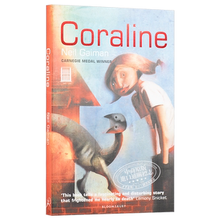 现货 鬼妈妈原版小说 鬼妈妈 Coraline 英文原版 Neil Gaiman 奇幻小说 豆瓣高分【中商原版】