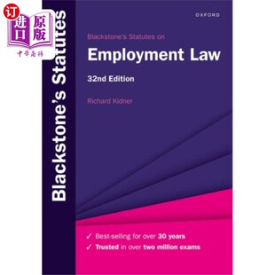 海外直订Blackstone's Statutes on Employment Law 黑石的《劳动法法规》