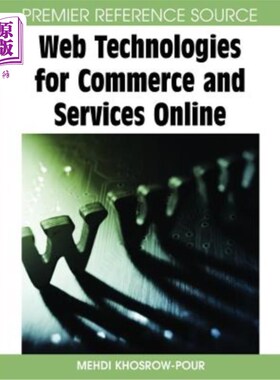 海外直订Web Technologies for Commerce and Services Online 网上商业和服务的技术