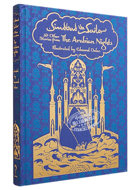 现货 航海家辛巴达 及一千零一夜的故事 Calla Editions 精装插图版 英文原版 Sindbad the Sailor Edmund Dulac【中商原版】