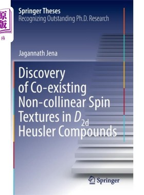 海外直订Discovery of Co-existing Non-collinear Spin Text... D2d Heusler化合物中共存非共线自旋织构的发现