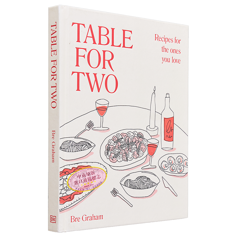 两个人的餐桌 Table for Two 英文原版 Bre Graham 烹饪书 二人餐 情侣食谱【中商原版】