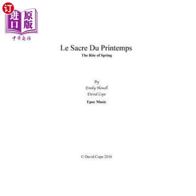 海外直订Le Sacre du Printemps 版画艺术节