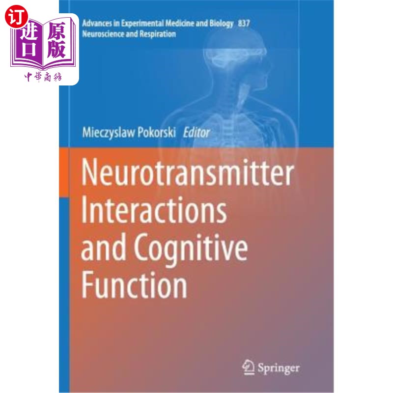 海外直订医药图书Neurotransmitter Interactions and Cognitive Function 神经递质相互作用与认知功能