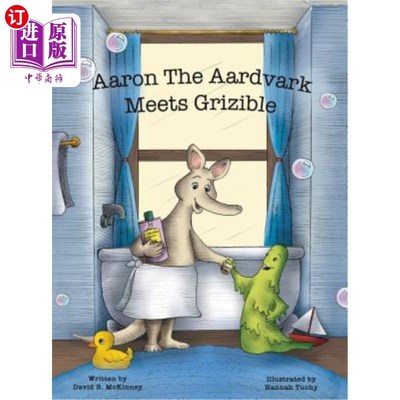海外直订Aaron the Aardvark Meets Grizible 食蚁兽亚伦遇到灰熊