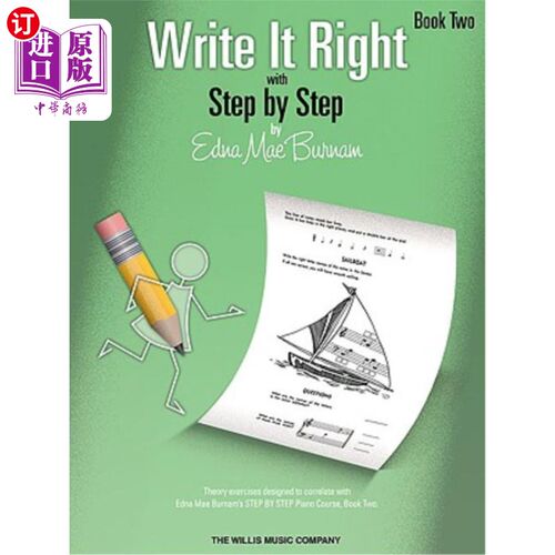 海外直订Write It Right with Step by Step, Book Two 一步一步写，第二册
