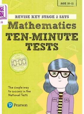 海外直订Pearson REVISE Key Stage 2 SATs Maths 10-Minute ... Pearson修订2023年和2024年sat数学10分钟考试关键阶段2