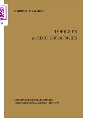 海外直订Topics in M-Adic Topologies M-Adic拓扑中的主题