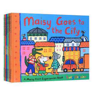 Maisy Swimbag goes camping英文原版 小鼠波波系列全套6册故事 Maisy's Holiday赠环保袋 廖彩杏书单推荐 儿童英语启蒙图画?
