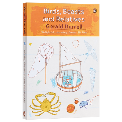 希腊三部曲Ⅱ：桃金娘森林宝藏 英文原版 Birds, Beasts and Relatives(The Corfu Trilogy) 传记文学【中商原版】