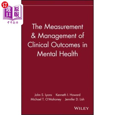 海外直订医药图书The Measurement & Management of Clinical Outcomes in Mental Health 心理健康临床结果的测量与管理