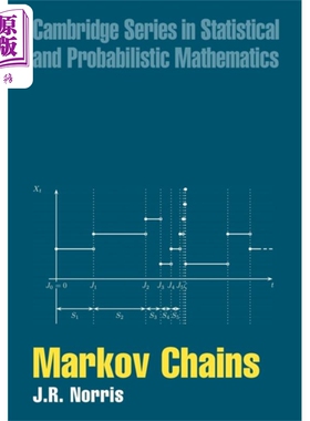 剑桥统计和概率数学系列 马尔可夫链 Markov Chains 英文原版 J R Norris 百科 概率论【中商原版】