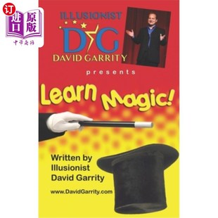 海外直订Learn Magic Book with Illusionist David Garrity: More than 50 easy-to-learn magi 与魔术师大卫·加里蒂一起学