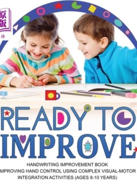 海外直订Ready to Improve: Handwriting Improvement Activity book(age: 8-10 years); Improv 准备改进:手写体改进活动手