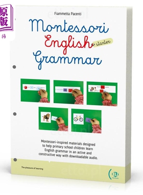 现货 蒙特梭利英语词汇 附文件夹 含音频MONTESSORI ENGLISH GRAMMAR with folder英文原版 ELT英语教材与教学教辅【中商原版】