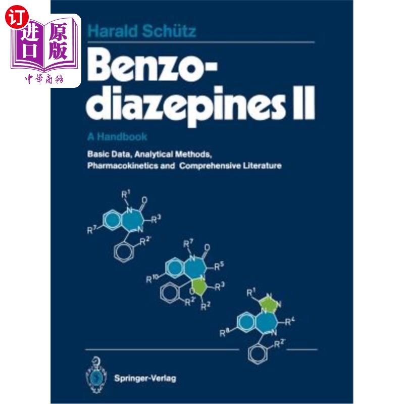 海外直订Benzodiazepines II: A Handbook. Basic Data, Analytical Methods, Pharmacokinetics 苯二氮卓类2：手册。基础数
