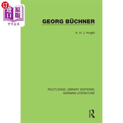 海外直订Georg Buchner 乔治·布赫纳