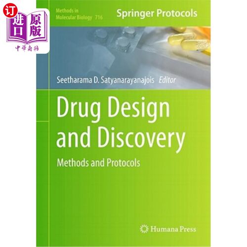 海外直订医药图书Drug Design and Discovery: Methods and Protocols 药物设计和发现：方法和方案