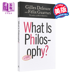 为弱势文学而作 德勒兹 英文原版 什么是哲学 Gilles 中商原版 哲学 What Philosophy Deleuze 卡夫卡