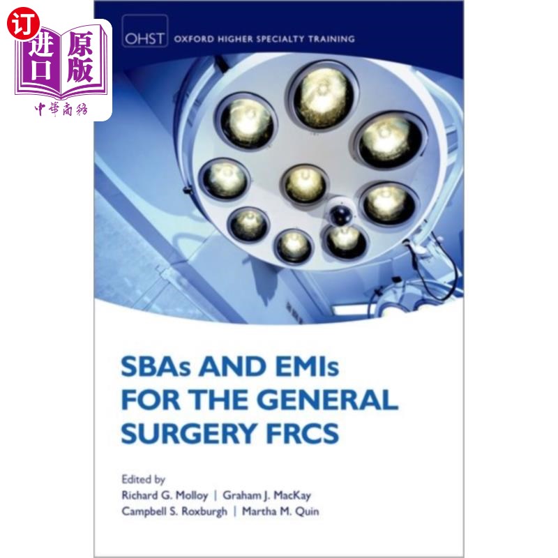 海外直订医药图书SBAs and EMIs for the General Surgery FRCS 普通外科FRCS的sba和EMIs