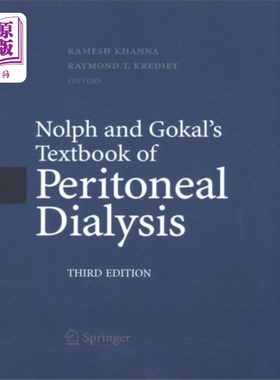 海外直订医药图书Nolph and Gokal's Textbook of Peritoneal Dialysis Nolph和Gokal的腹膜透析教科书