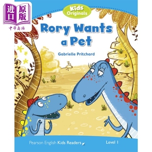 Wants English 中商原版 Pet蓝思值180L中心词200 罗伊想要个宠物Rory readers培生小学英语分级绘本1级 kids Pearson 现货