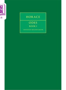 海外直订Horace: Odes Book I 贺拉斯：颂歌第一册