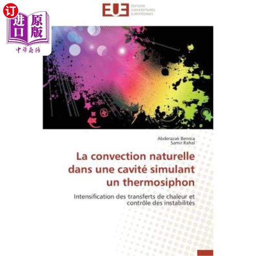 海外直订法语 La Convection Naturelle Dans Une Cavité Simulant Un Thermosiphon 模拟热虹吸腔内的自然对流