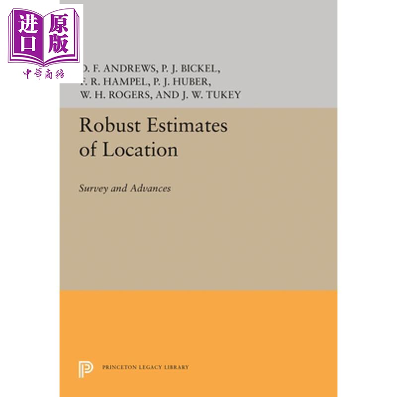 预售 稳健的位置估计 调查和进展 Robust Estimates of Location Survey and Advances 英文原版 David F Andrews【中商原版】