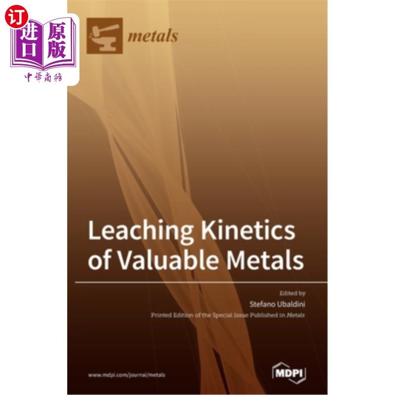 海外直订Leaching Kinetics of Valuable Metals有价金属的浸出动力学