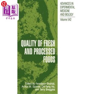 and Fresh Processed Foods 质量 海外直订Quality 新鲜和加工食品