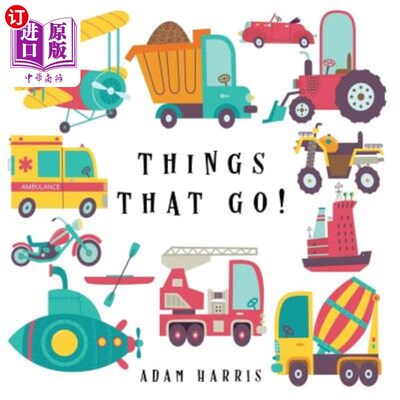 海外直订Things That Go!: A Guessing Game for Kids 3-5 事情进展！：儿童猜谜游戏3-5