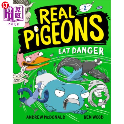 海外直订Real Pigeons Eat Danger (Book 2) 真正的鸽子吃危险(第二册)