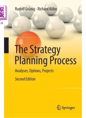 海外直订The Strategy Planning Process: Analyses, Options, Projects 战略规划过程：分析、选择、项目