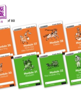 海外直订Read Write Inc. Fresh Start: Modules 26-33 - Sch... Read Write公司新的开始:模块26-33 -学校包80