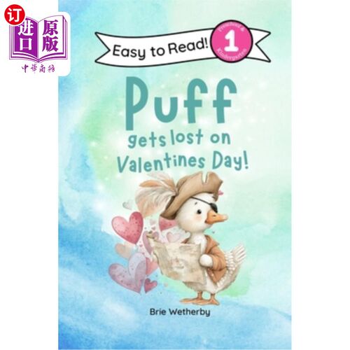 海外直订Puff Gets Lost on Valentine's Day: Preschool and Kindergartener Level One Easy R 《泡芙在情人节迷路：幼儿园