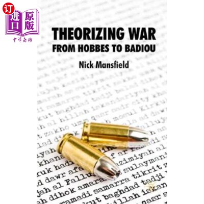 海外直订Theorizing War: From Hobbes to Badiou 战争理论：从霍布斯到巴迪欧