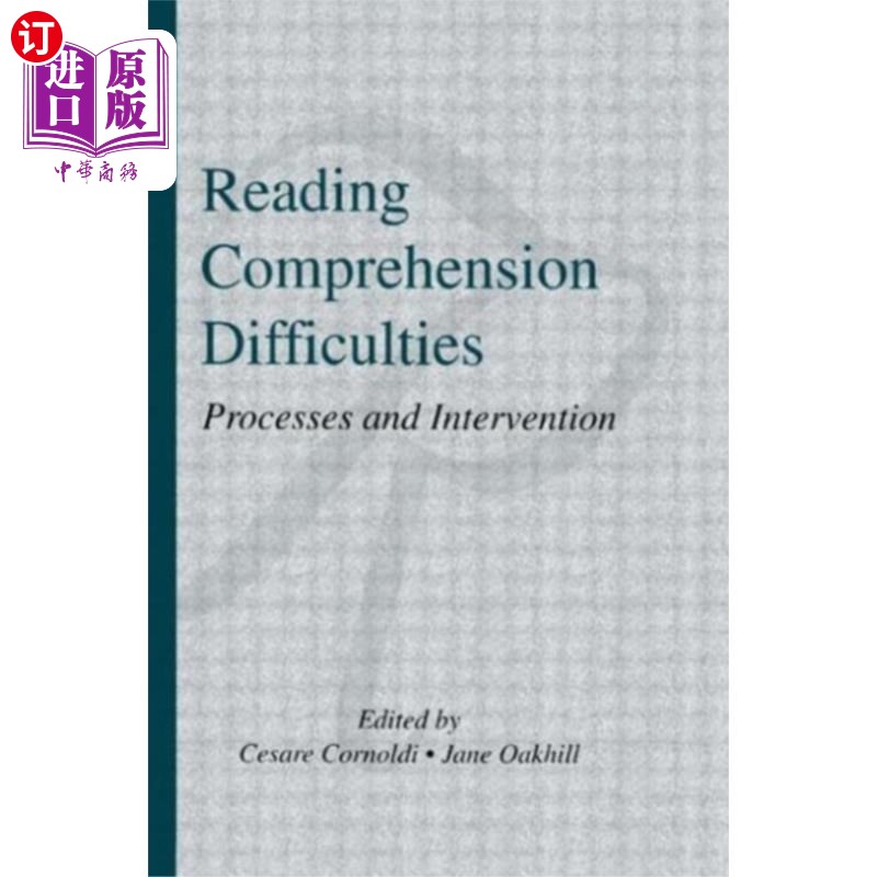 海外直订Reading Comprehension Difficulties 阅读理解困难