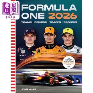 2026 Jones F1一级方程式 World One 大奖赛指南 赛车 Bruce Grand 中商原版 Guide Formula 英文原版 2026世界畅销 预售 Prix