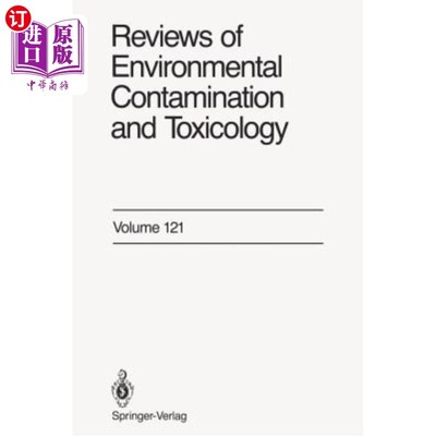 海外直订Reviews of Environmental Contamination and Toxicology: Continuation of Residue R 环境污染和毒理学评论：残留