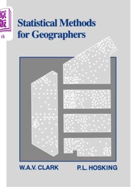 海外直订Statistical Methods for Geographers 地理学家的统计方法