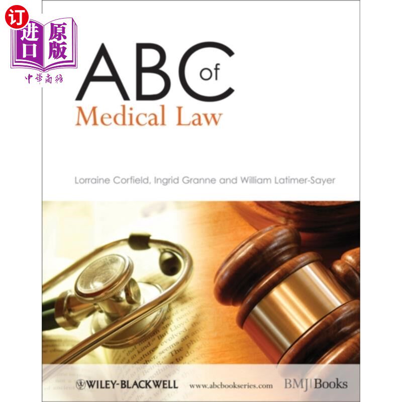 海外直订医药图书ABC of Medical Law 医疗法基础知识