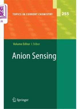 海外直订Anion Sensing 阴离子传感