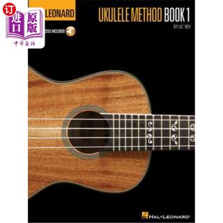 海外直订Hal Leonard Ukulele Method, Book 1 [With CD] 哈尔·伦纳德尤克里里方法，第1册[附CD]