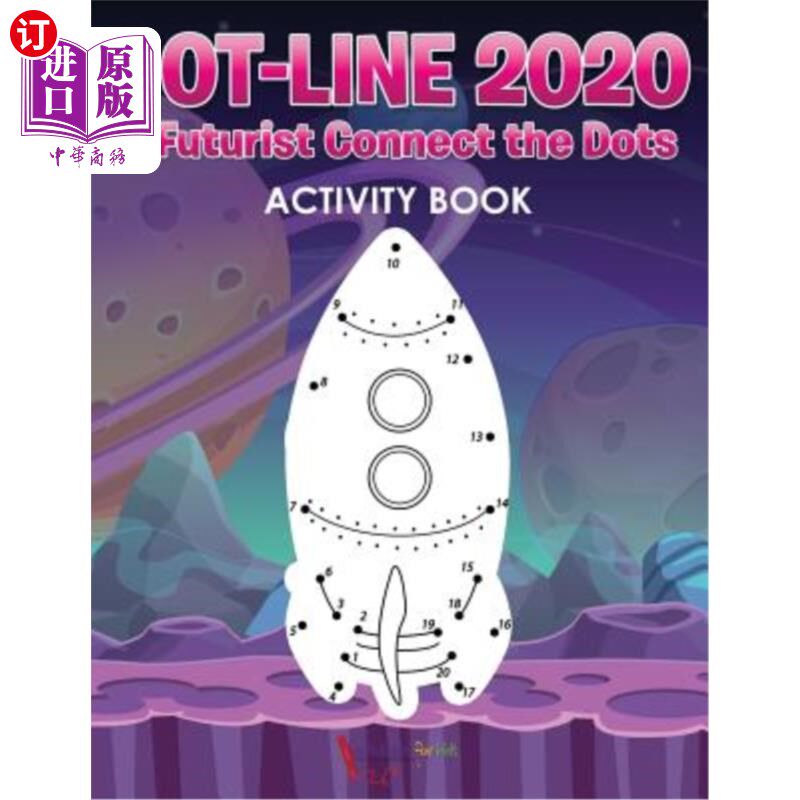 海外直订Dot-Line 2020: A Futurist Connect the Dots Activity Book 《点线2020:未来主义者连接点》活动书