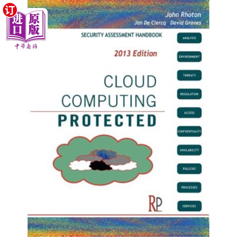 海外直订Cloud Computing Protected: Security Assessment Handbook 受保护的云计算：安全评估手册