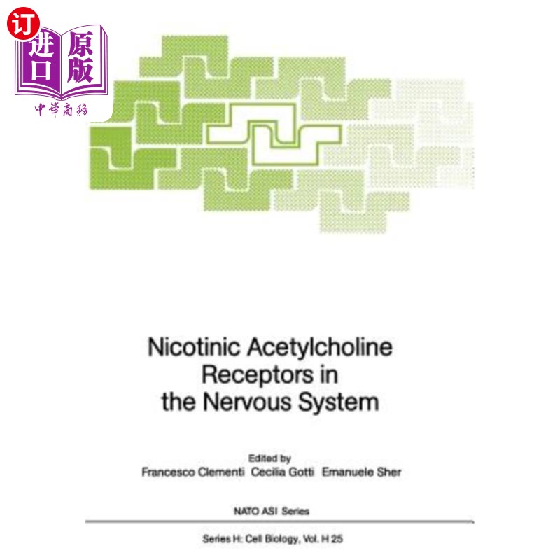 海外直订Nicotinic Acetylcholine Receptors in the Nervous System 神经系统中的烟碱乙酰胆碱受体